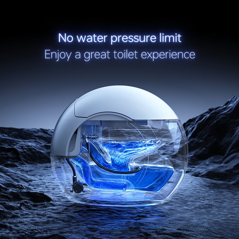 NO WATER PRESSURE LIMIT